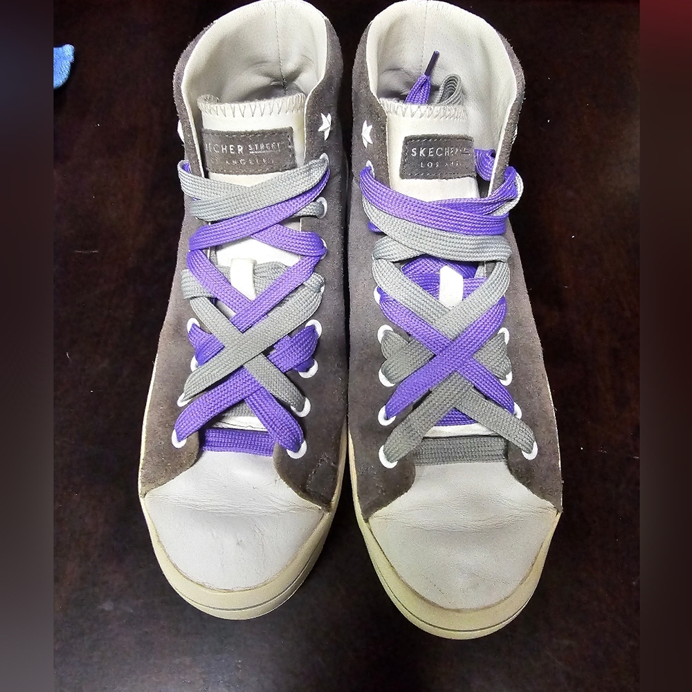 Women's Sketchers Los Angeles Hightop Sneakers Size 8